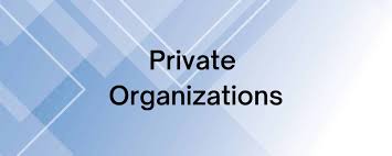 Restrictions on activities of private organizations